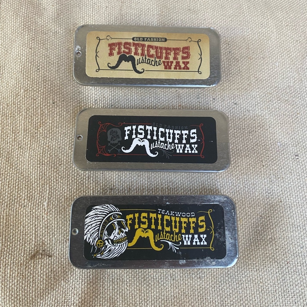 Fisticuffs Mustache Wax Trio